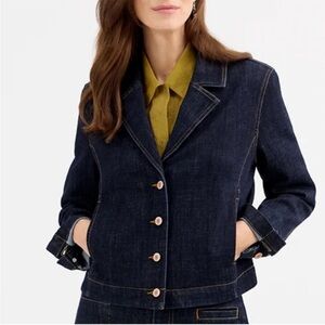Cabi Johnny Jacket Women's Denim Jacket - Dark Blue